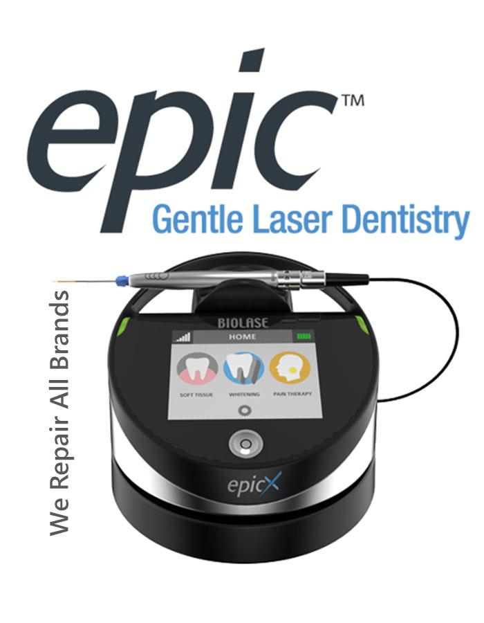 Epic laser system for dental use, featuring a sleek design and advanced technology for precise treatments.