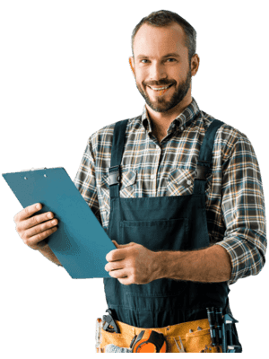 Technician providing remote support via telephone, illustrating online help and technical assistance for dental equipment.